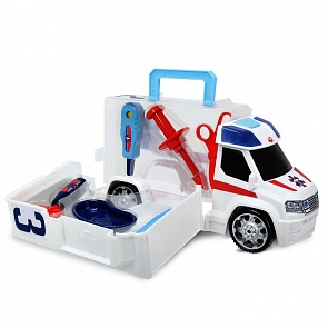 Скорая помощь с чемоданчиком и аксессуарами, 33 см. (Dickie, 3716000)